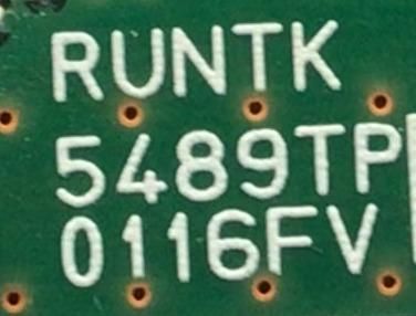 KIT DE TARJETAS PARA TV VIZIO / NUMERO DE PARTE 0170CAR07E00M 654 / 1P-014BJ00-4011 / CAQ01-4L / T-CON RUNTK5489TP / 1P-013BJ00-401L / RUNTK0116FV / FUENTE 09-60CAP080-01 / 1P-114A800-1011 / CAP08 PW / MODELO E70-C3 / E70-C3 LFTRSAAR - Imagen 6